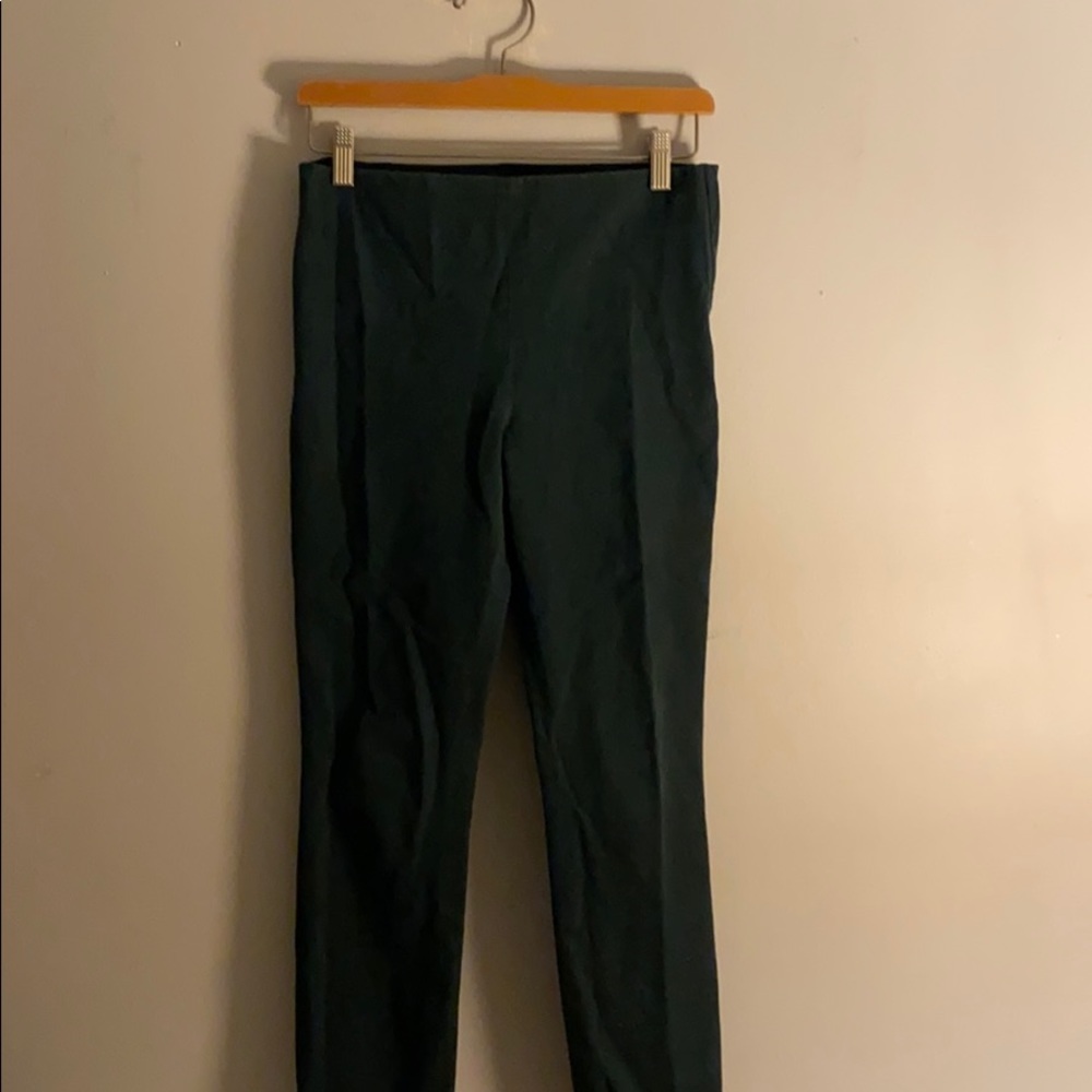 COS Forest green high waist pants